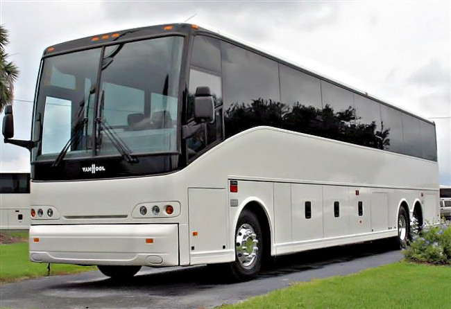 Jacksonville Beach 55 Passenger Charter Bus 